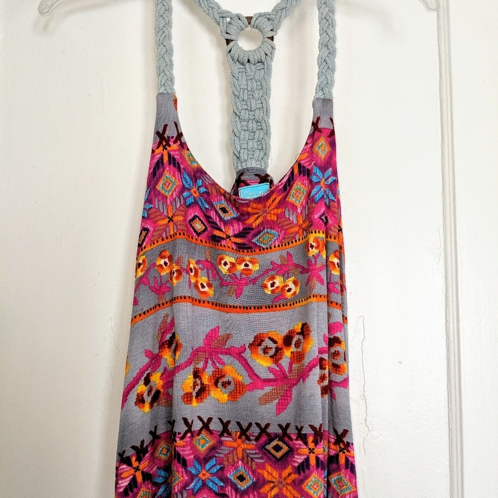 Colorful floral tank top